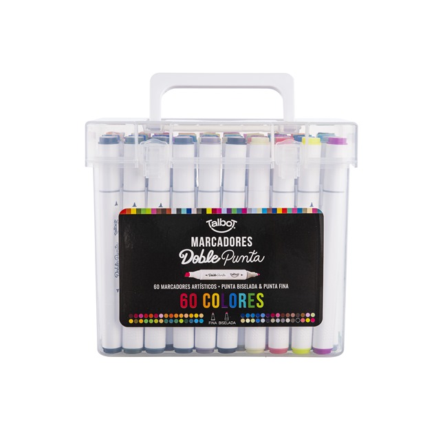 Marcadores Profesionales Markers X60 Colores Doble Punta